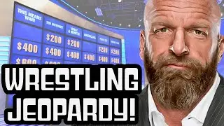 WRESTLING JEOPARDY #wwe #aew #jeopardy  #fun