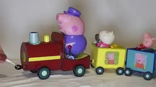 Игровой набор Peppa Pig Паровозик дедушки Пеппы
