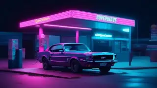 Gas Station 80s - Synthwave | Retrowave | Cyberpunk [SUPERWAVE]