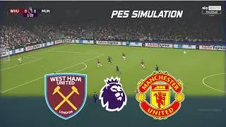 PES 2021 | West Ham v Manchester United | Premier League 2025-2026 |  Gameplay Simulation