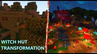 Minecraft Witch Hut Transformation
