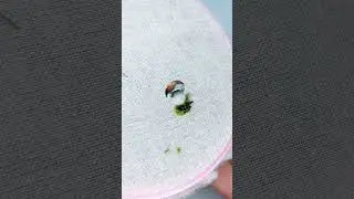 Making embroidered moss