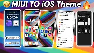 Best iOS Theme For Miui - Miui 12,13 & 14 Working✅| 100%💯Working Dock Bar And More...