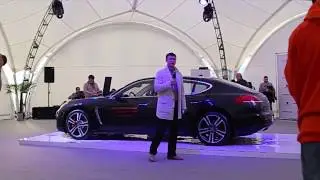 Презентация Porsche Panamera 2014. Шатер Роял Тент