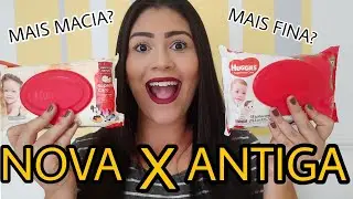 NOVA TOALHA UMEDECIDA HUGGIES SUPREME CARE DISNEY | O QUE MUDOU? | COMPARAÇÃO COM A DA MÔNICA