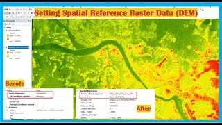 Set Spatial Reference Raster Data | DEM (Digital Elevation Model) | Mengatur Sistem Kordinat Raster