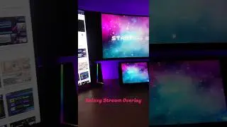 Galaxy Animated Stream Overlay Pack 
