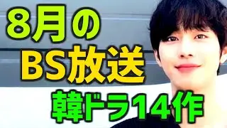 【BS放送予定スケジュール】2022年8月に開始する韓国ドラマ14作【無料 日本のテレビ あらすじ】