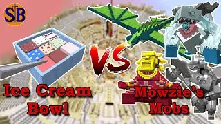 Ice Cream Bowl vs Mowzie's Mobs | Minecraft mob Battle