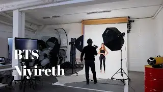 Detrás de cámara de la sesión con Niyireth