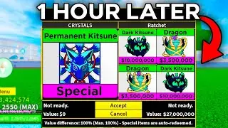 Trading This PERMANENT Mythical Fruit For 24 Hours..
