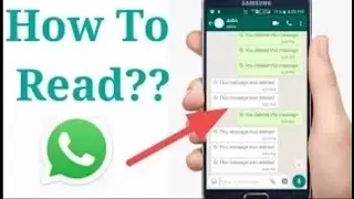 😱😱How To read what's app Deleted messages.. ⚡⚡