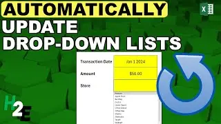 Automatically Update Drop-Down Lists in Excel