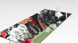3D Football Field | Blender
