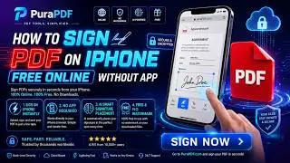 How to sign PDF on iPhone free online without app