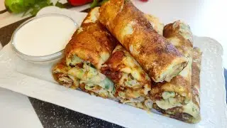 ЗАВТРАК ЗА 5 МИНУТ🔥ОЧЕНЬ ПРОСТОЙ и вкусный рецепт! Понравится всем.