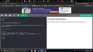 IndexOf and LastIndexOf  Javascript