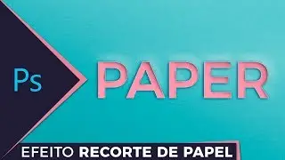 💡 Como fazer o efeito de texto RECORTE DE PAPEL no Photoshop