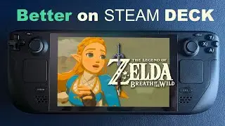 4 mins of BoTW on STEAM DECK | Cemu Performance