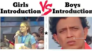 Girls Vs Boys Introduction 🤣🤣 Shubhanshu Verma #shorts #memes