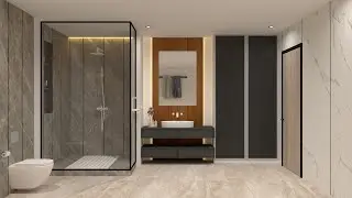 Luxurious Bathroom | sketchup vray realistic interior render with Vray 5 | Pixologic interior