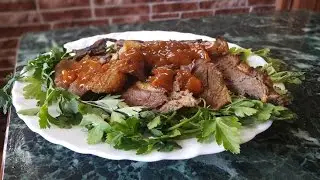 Рецепт очень вкусного запеченного гуся и отличного соуса