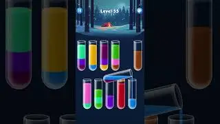 Water Sort & Help The Girl Level 55 #CorianderGaming