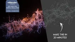 Blender | How to make an Easy Helix DNA Particle Simulation | EEVEE - TUTORIAL