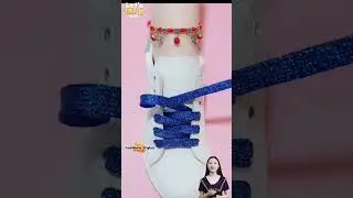 Trendy tie up shoe laces, easy shoelacing for kids #shoelaces #shorts