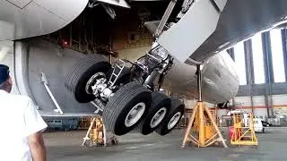 Test landing gear Boeing 777-300ER🔥🔥🔥#Shorts