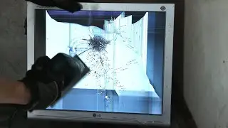 Slicing and Smashing an LG Flatron L1717S-SN 17