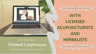 Telemed Video Conference with Licensed Acupuncturist