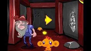 Monkey GO Happy Stage 441 - Gold Mine/Maze / Счастливая обезьянка: Уровень 441 100% прохождение игры