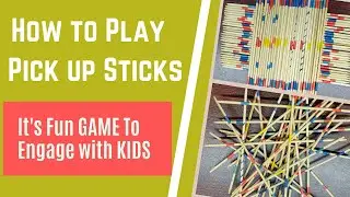 Play Pick Up Sticks | Fun with Mikado| Wooden Sticks | Jack Straws Game 🙏🏻