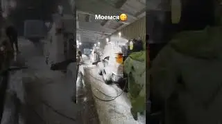 минипогрузчик CASE 175 SR поехали на мойку