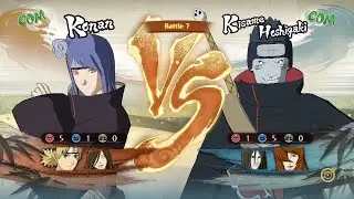 Naruto Shippuden: Ultimate Ninja Storm 4, Konan/Temari/Hanabi VS Kisame/Orochimaru/Mei!