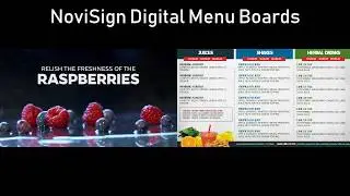 Digital Menu Boards by NoviSign Digital Signage