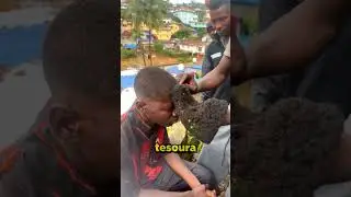 He didn't drop a single HAIR! 