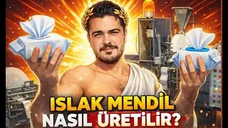 Islak Mendil Nasıl Üretilir? | Atölyede Gerçek Üretim Süreci (Makine Başında)
