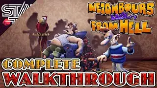 NEIGHBOURS BACK FROM HELL | COMPLETE GUIDE GAMEPLAY WALKTHROUGH (NO COMMENTARY) HQ