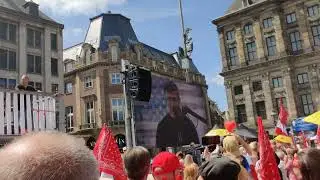 #boerenprotest op de Dam United against WEF green agenda