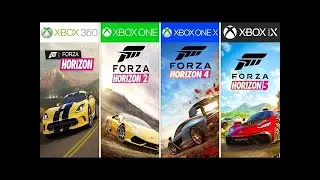 Forza Horizon Game Evolution 2012-2021