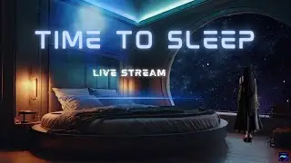 Great Sci-fi Night Deep Space Suite |  View from the spaceship into Space. Live Stream