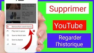 Comment supprimer l'historique des vidéos regardées sur YouTube