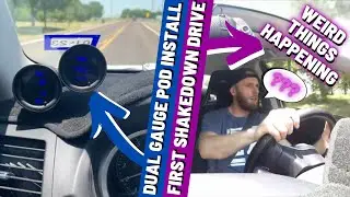 Evo X Dual Vent Gauge Pod Install / First Drive After Bolt Ons ( Race Wars )