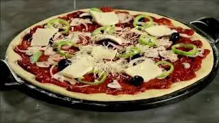 Пицца с сыром фета и маслинами
