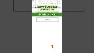 How to Make a Live Clock in Excel