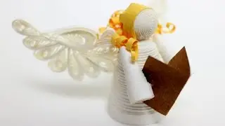 Quilled Christmas Angel - Ange de Noël en quilling