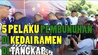 Polisi Amankan Lima Tersangka Pelaku Pembunuhan Di Kedai Ramen | SBR | BANDUNGTV