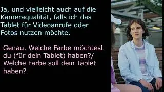 Немецкий язык | Диалоги | German | Dialogues | Kauf eines Tablets planen